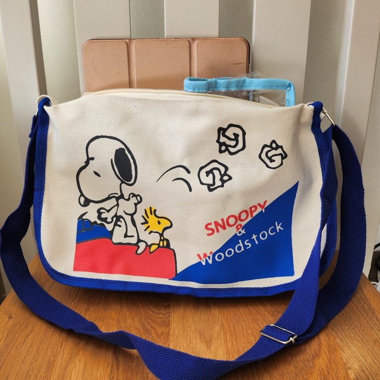 Colourful Snoopy and Woodstock Shoulder Bag