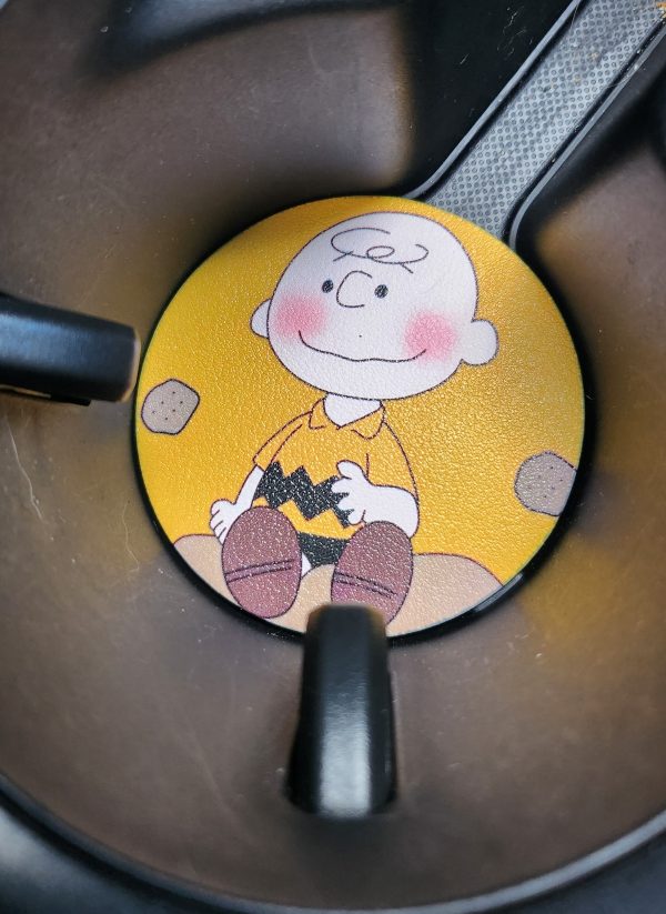 Snoopy and Charlie Brown Car Coasters - Image 3