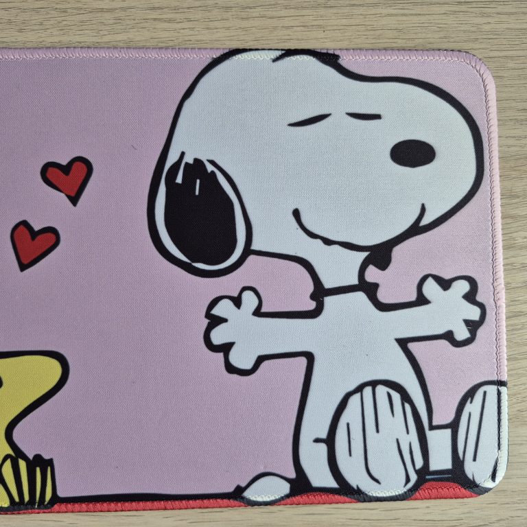 Snoopy & Woodstock Mouse Mat – A Sweet Touch for Your Desk