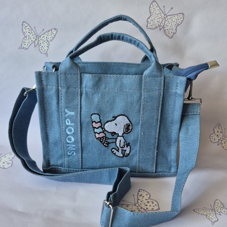 Small Denim Snoopy Bag – Ice Cream Design