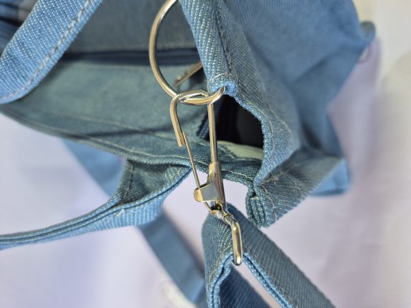 Small Denim Snoopy Bag - Ice Cream Design - Image 4