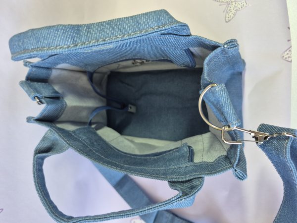 Small Denim Snoopy Bag - Ice Cream Design - Image 3