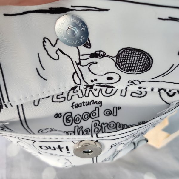 Snoopy Cartoon Black and White Bag - Image 5