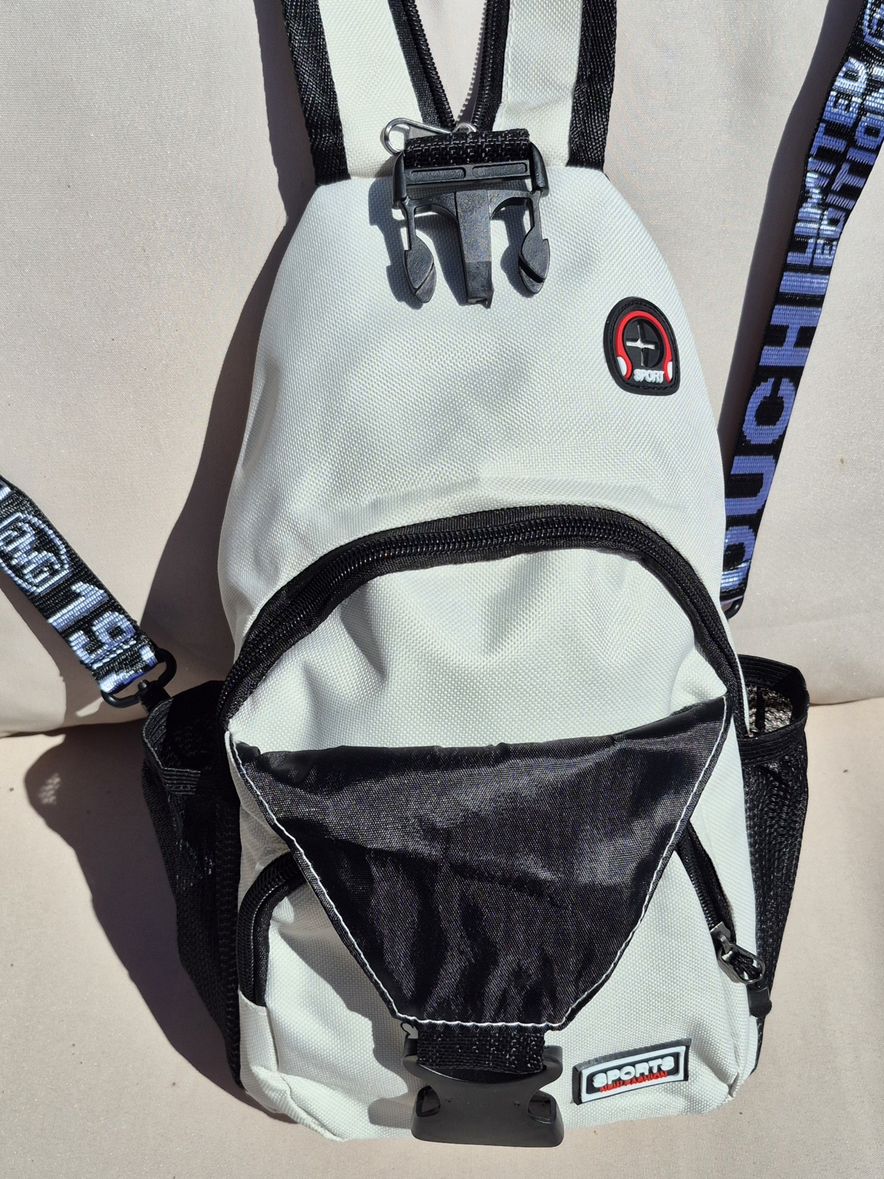 Snoopy "Joe Cool" Convertible Backpack & Crossbody Bag - Cream - Image 3