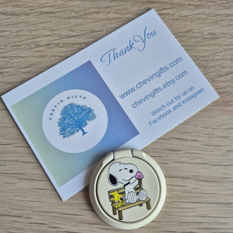 📱 Keep Your Phone Secure and Stylish with the Adorable Snoopy Phone Ring!