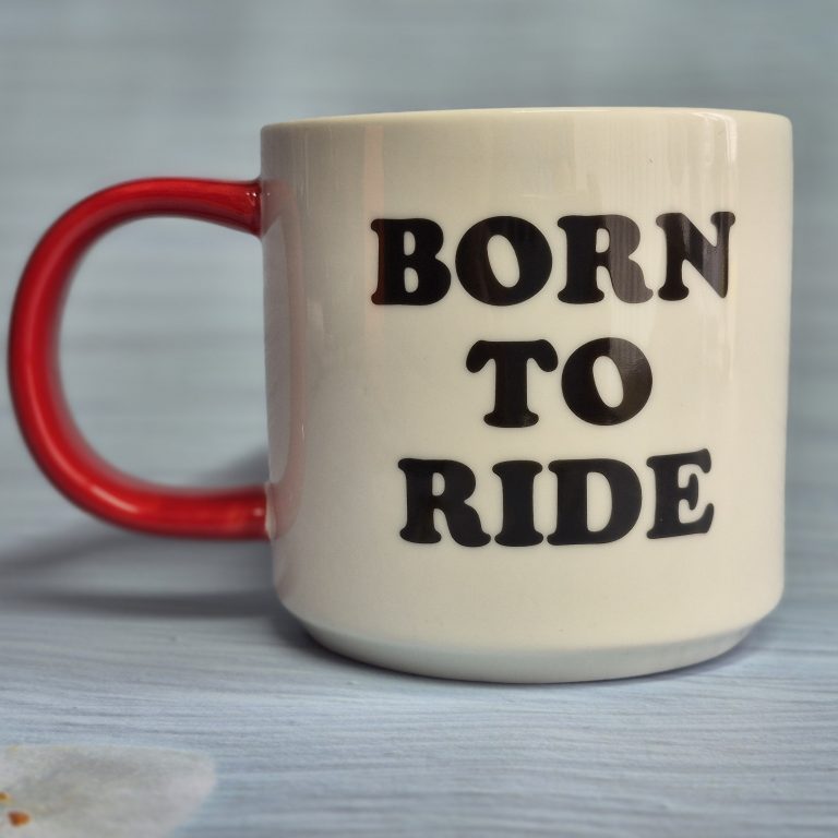 Snoopy “Born To Ride” Mug