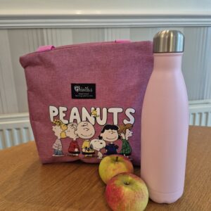 Pink Snoopy Insulated Lunch Bag