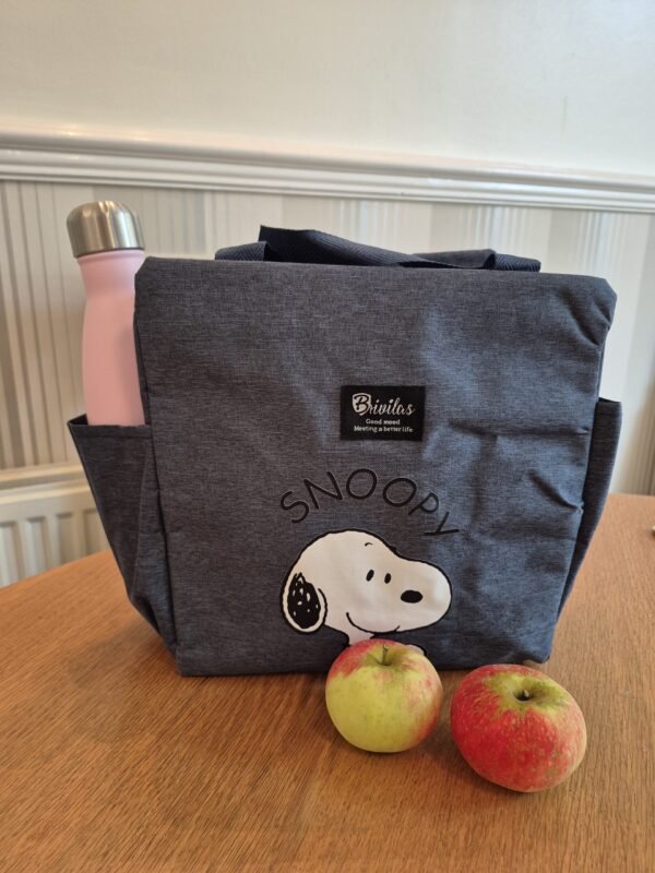 Denim Blue Snoopy Insulated Lunch Bag – Stylish, Practical & Fun - Image 2
