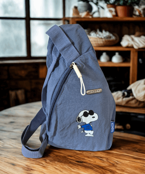 Blue Snoopy Joe Cool Lightweight Crossbody Bag – Stylish, Secure & Versatile