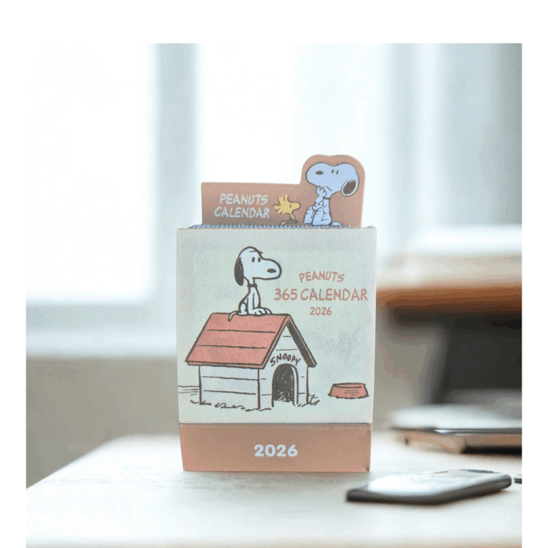 Snoopy Desk Calendar – Compact, Cute & Perfect for Daily Inspiration