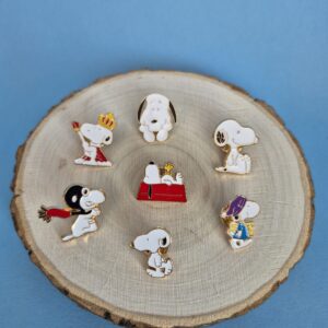 Snoopy Metal & Enamel Pin Collection – Classic Peanuts Character Pins