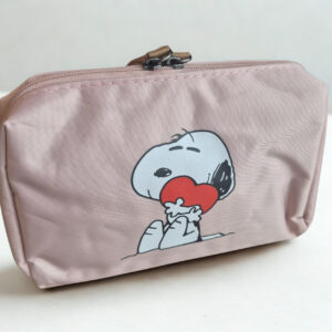 Snoopy Red Heart Waterproof Makeup Purse