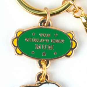 Peanuts "World's Best Mum" Keyring